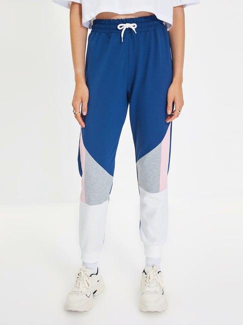 trendyol multicolored cotton joggers