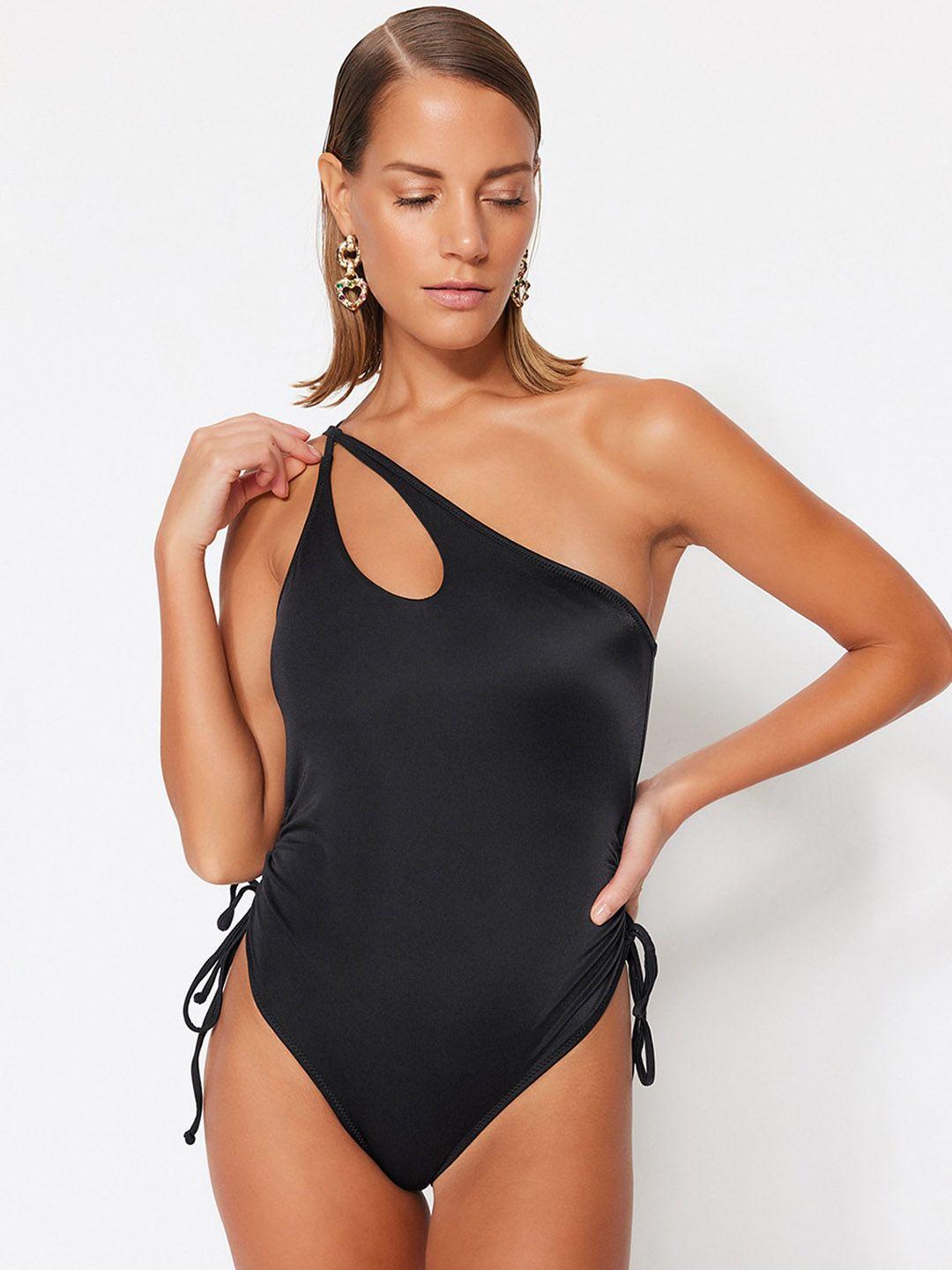 trendyol one shoulder bodysuit