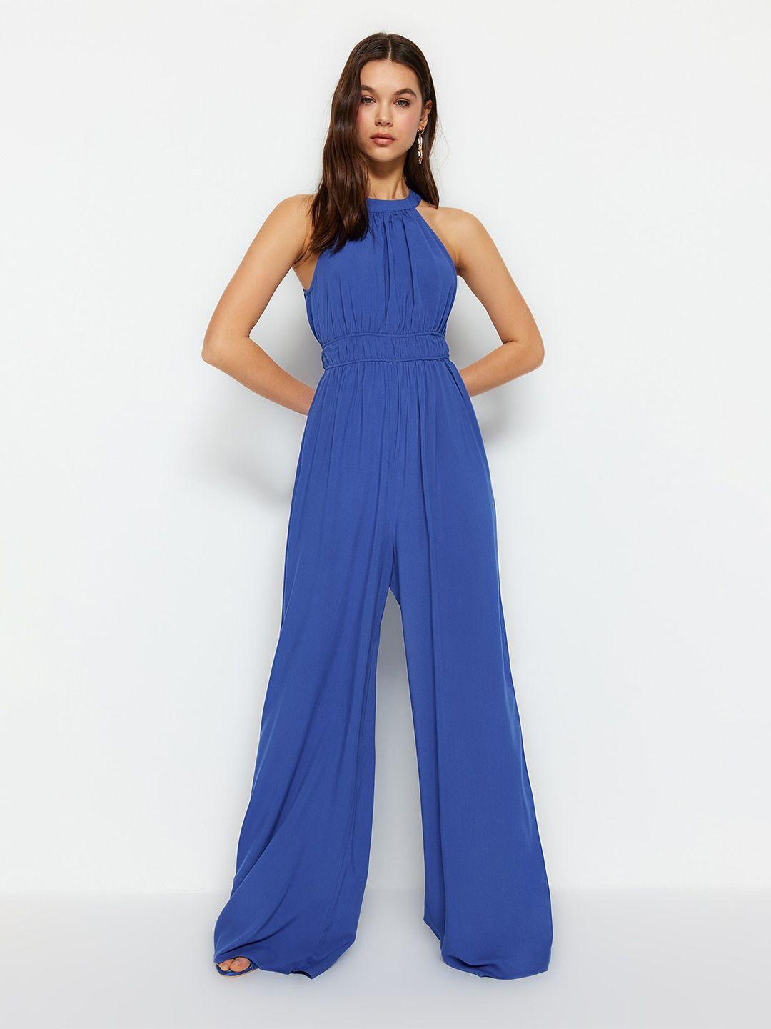 trendyol shoulder straps basic jumpsuit