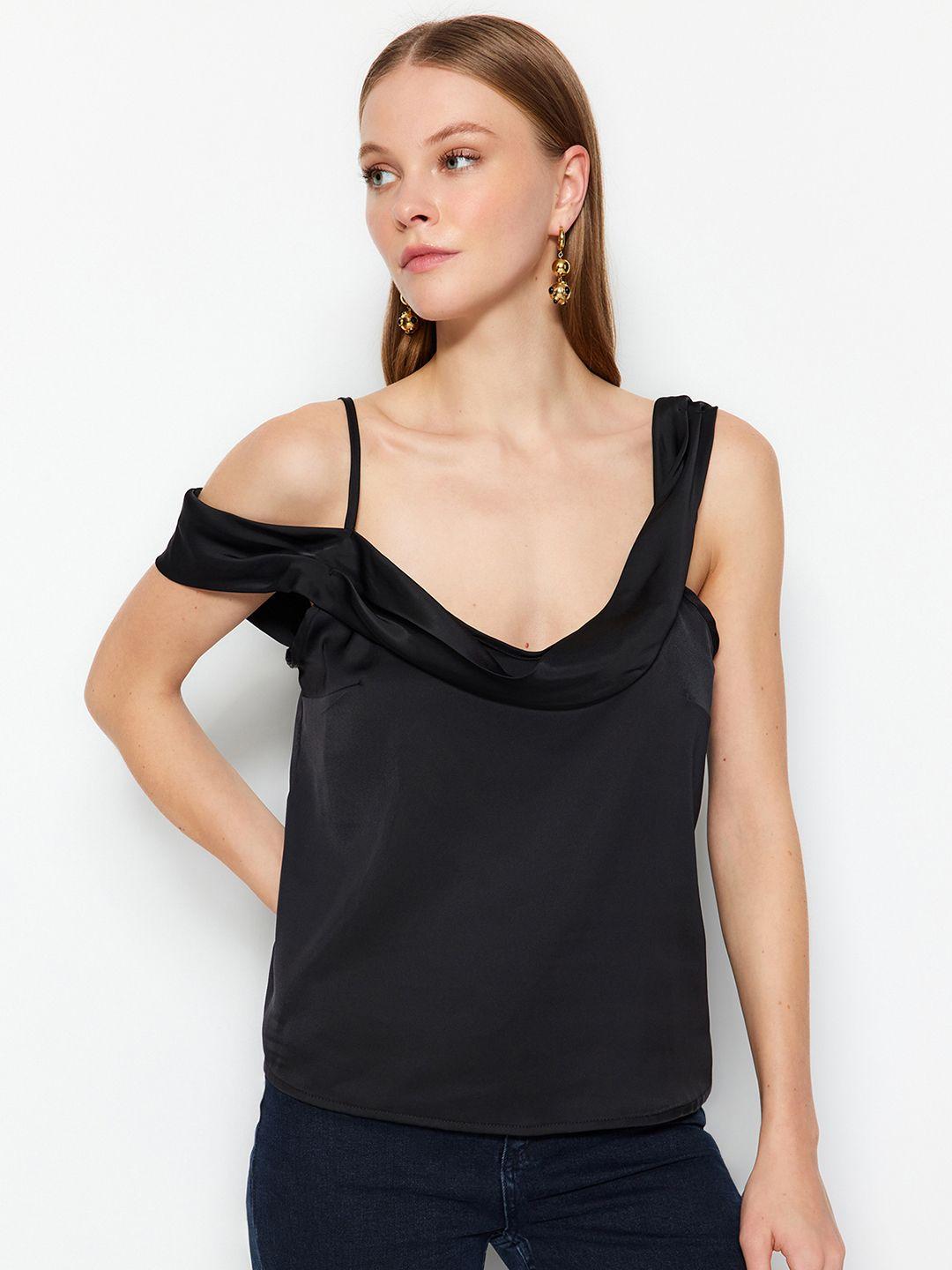 trendyol shoulder straps top