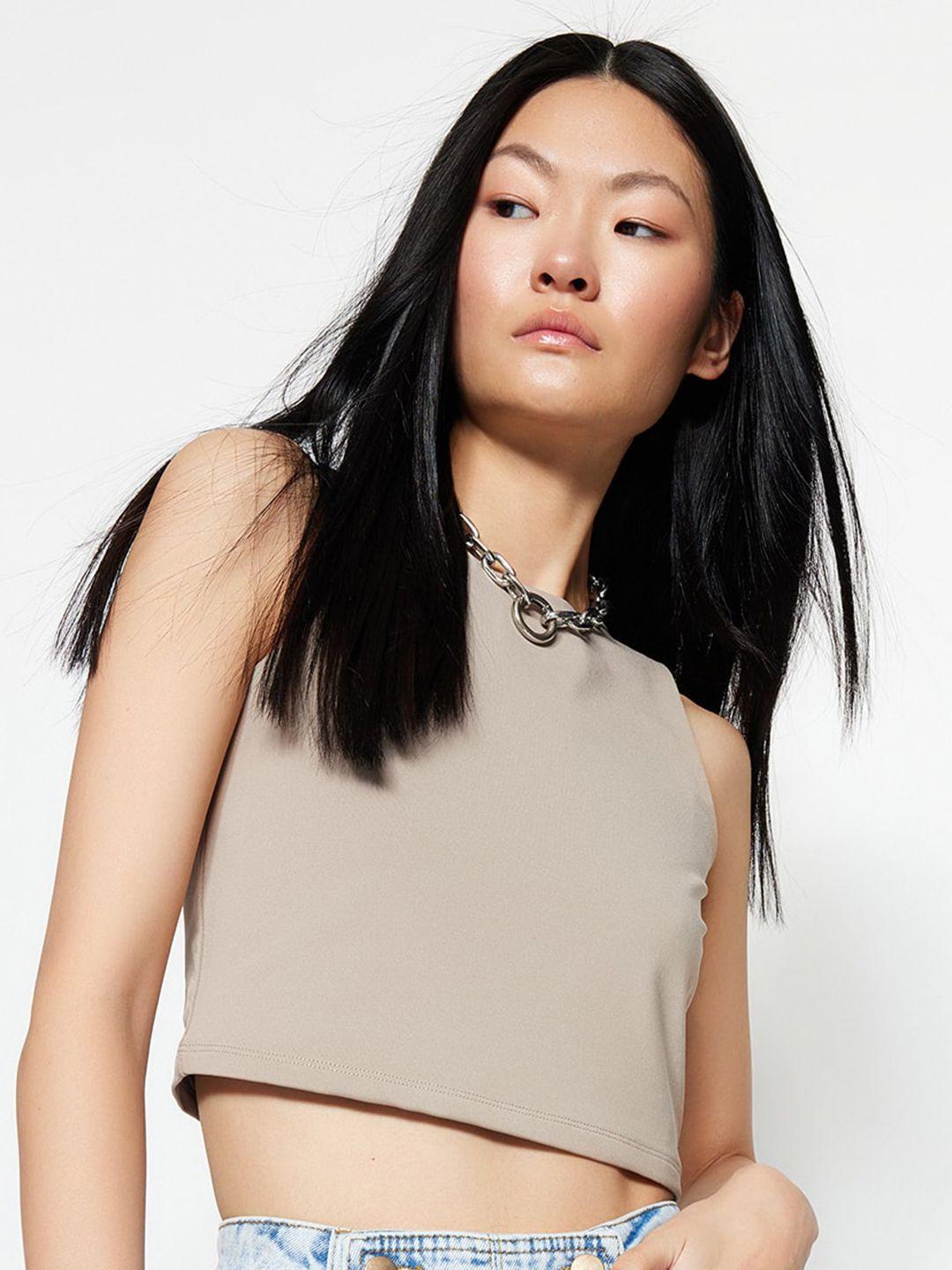 trendyol sleeveless crop top