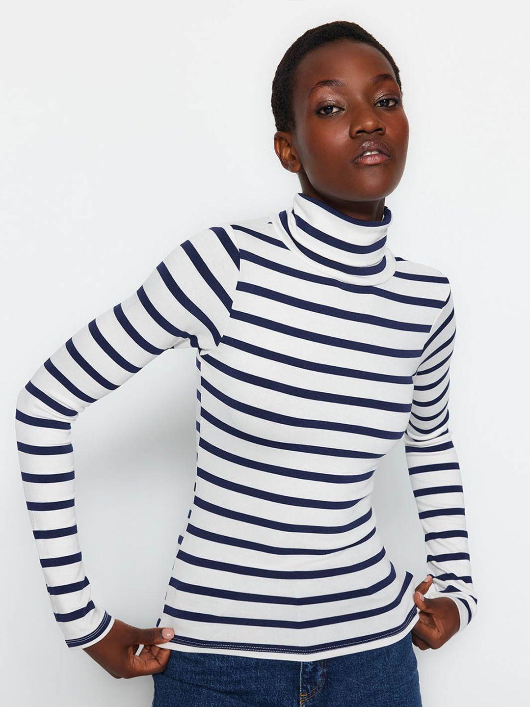 trendyol striped top