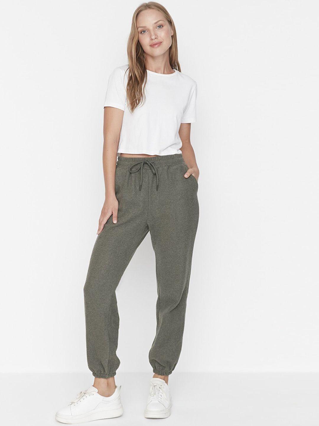 trendyol women khaki joggers