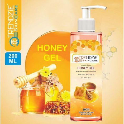 trendzie skin care honey gel refreshing foaming face wash