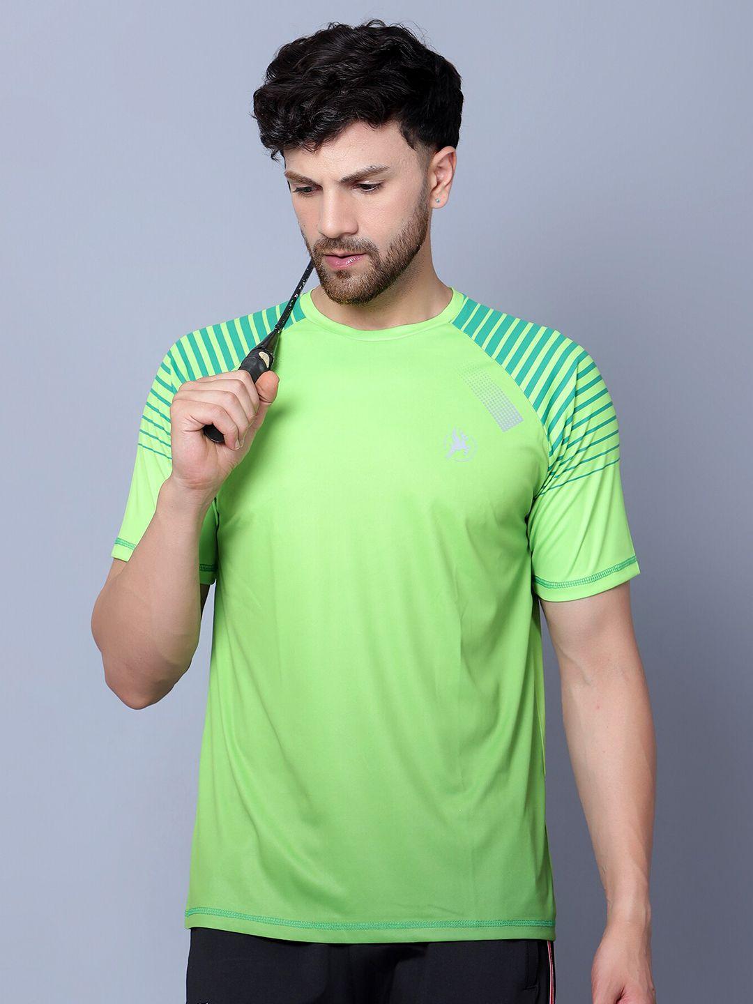 trenz striped raglan sleeves t-shirt