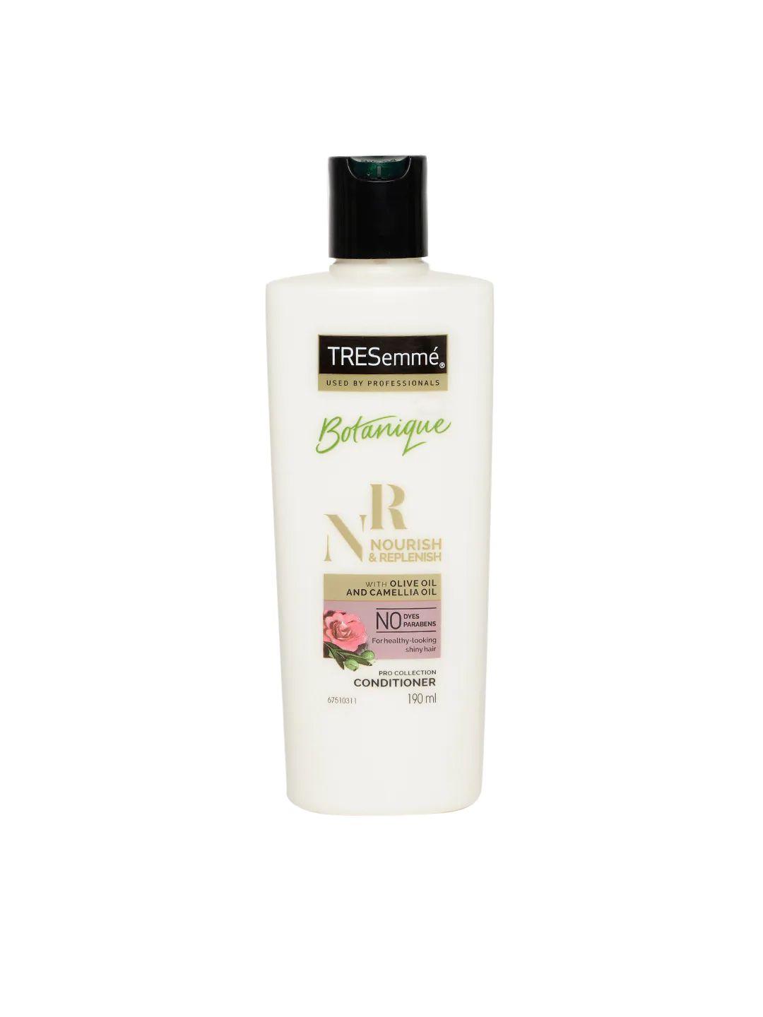 tresemme nourish & replenish pro collection conditioner with olive & camellia oil 190 ml