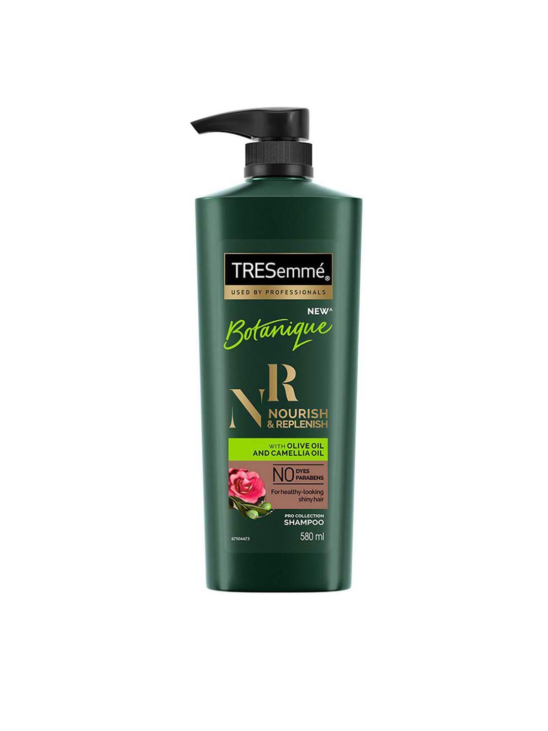 tresemme nourish & replenish shampoo with olive & camelia oil 580 ml