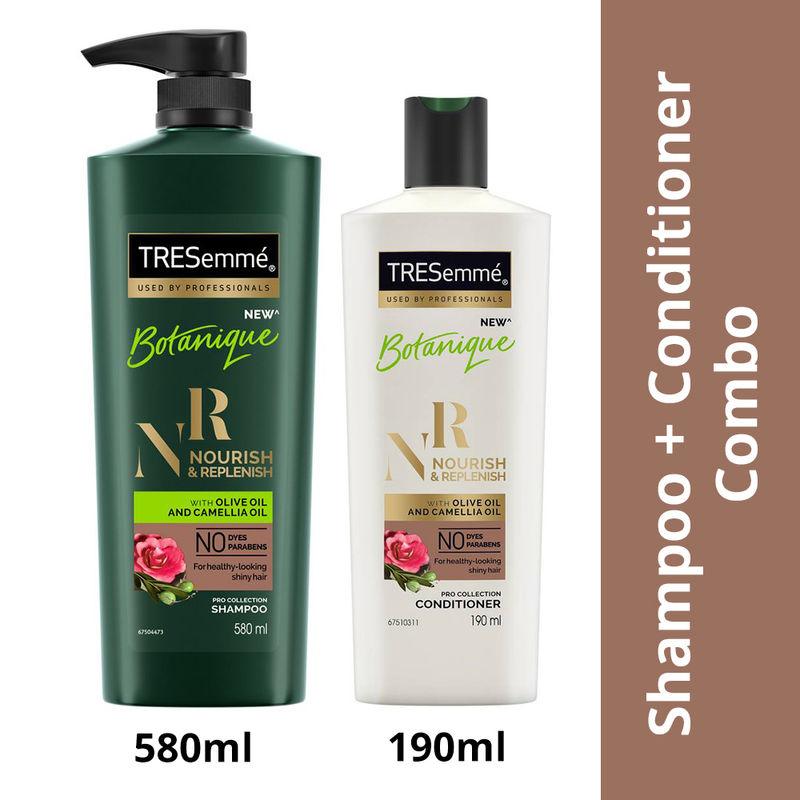 tresemme nourish & replenish combo buy 580 ml shampoo and get 190ml conditioner free