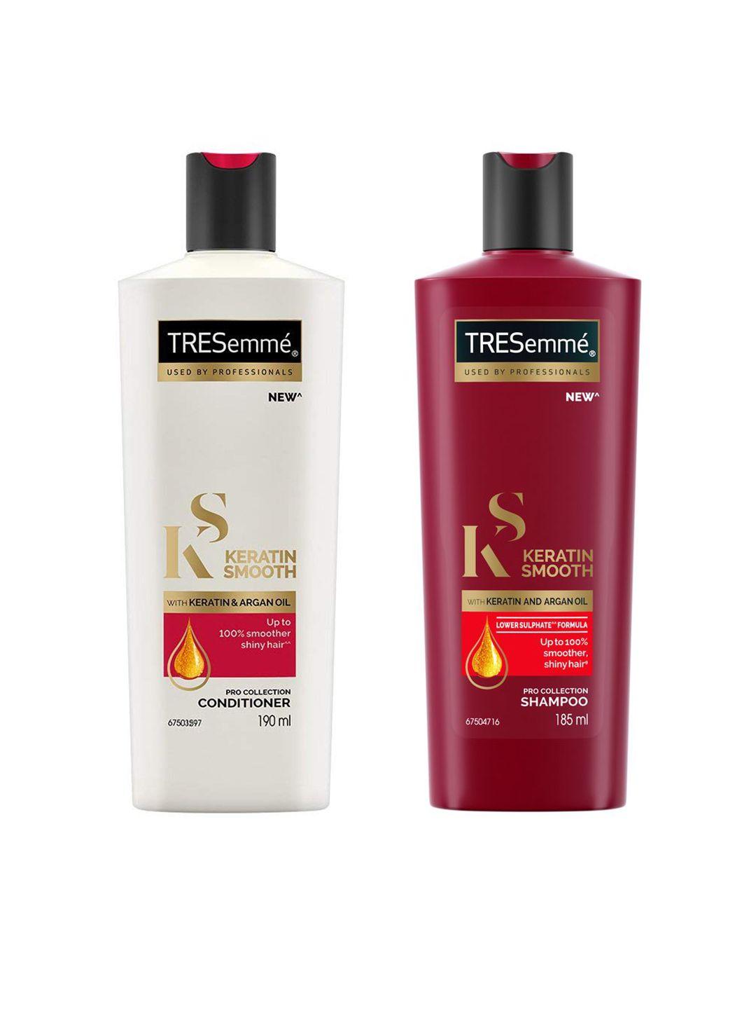 tresemme set of keratin smooth shampoo & conditioner