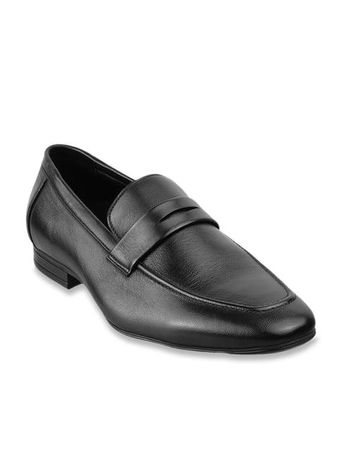 tresmode men's black formal loafers