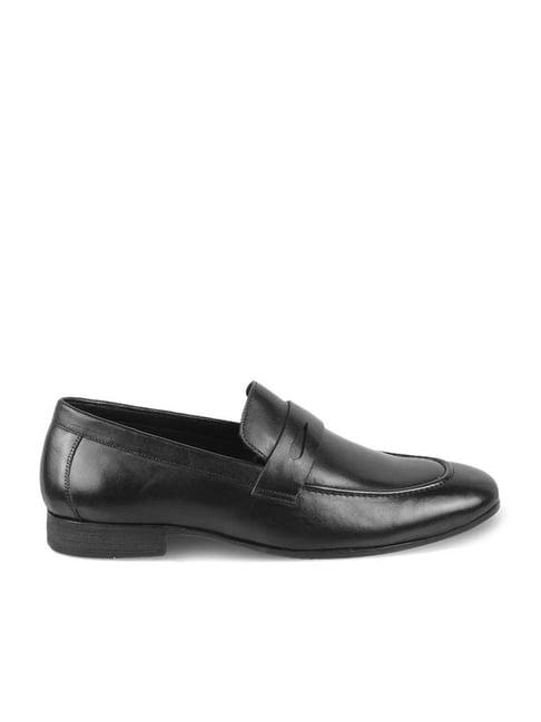 tresmode men's black formal loafers