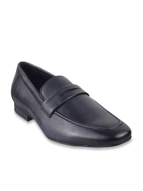 tresmode men's blue formal loafers