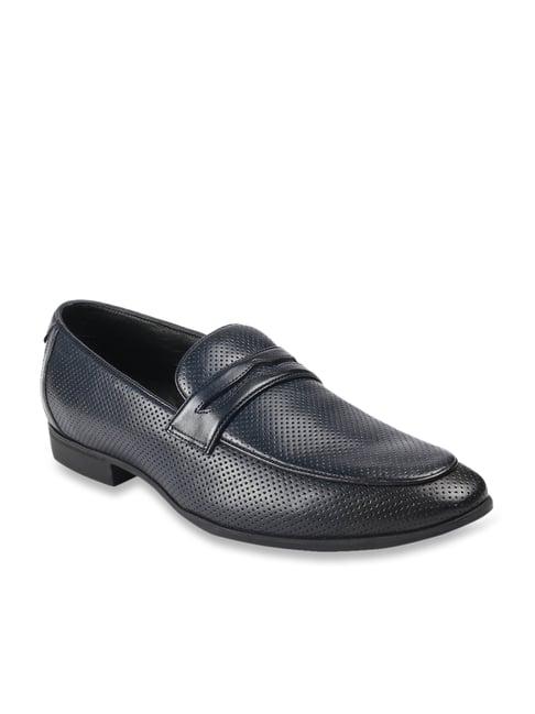 tresmode men's navy casual loafers