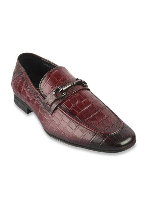 tresmode men's wine casual loafers