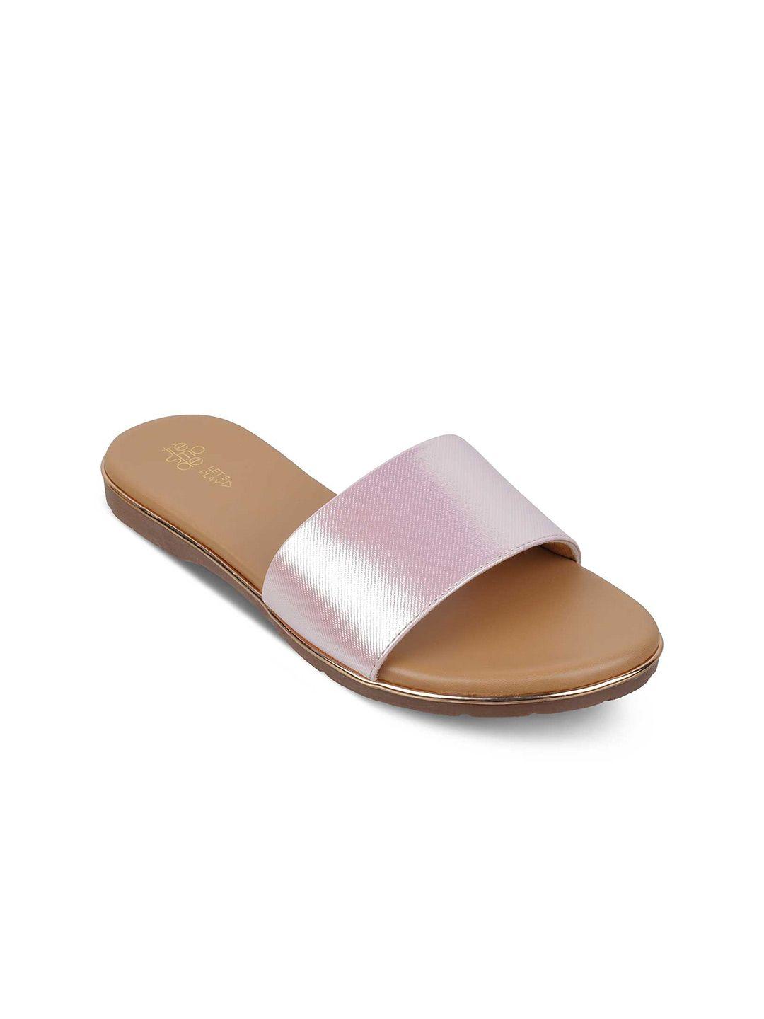 tresmode open toe flats