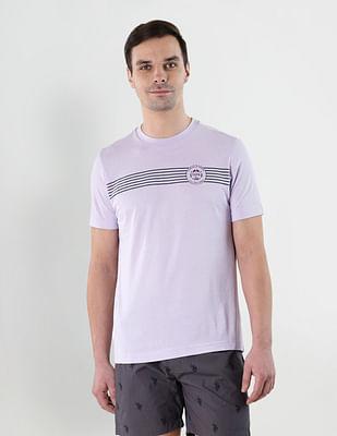 tri blend brand stripe le005 lounge t-shirt - pack of 1