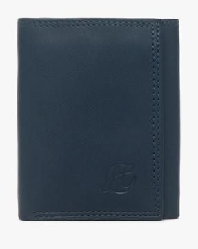 tri-fold leather wallet