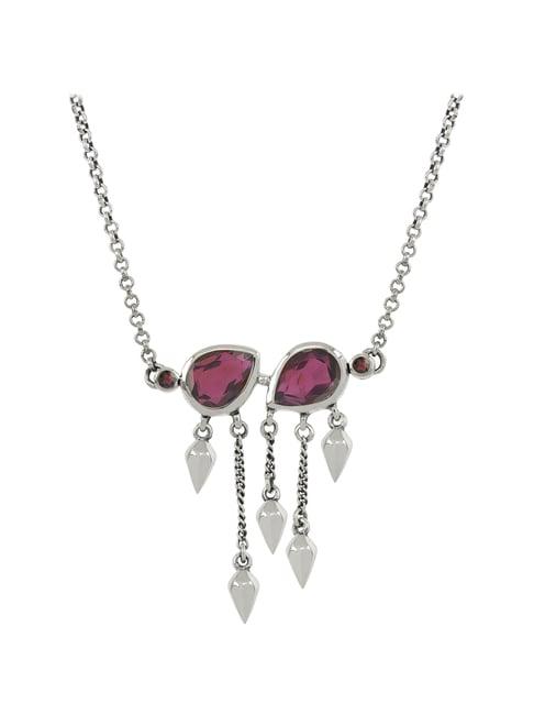 tribe amrapali 92.5 sterling silver necklace