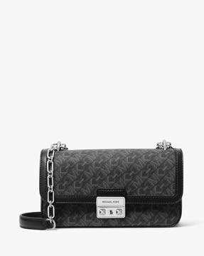 tribeca small empire signature logo shoulder bag