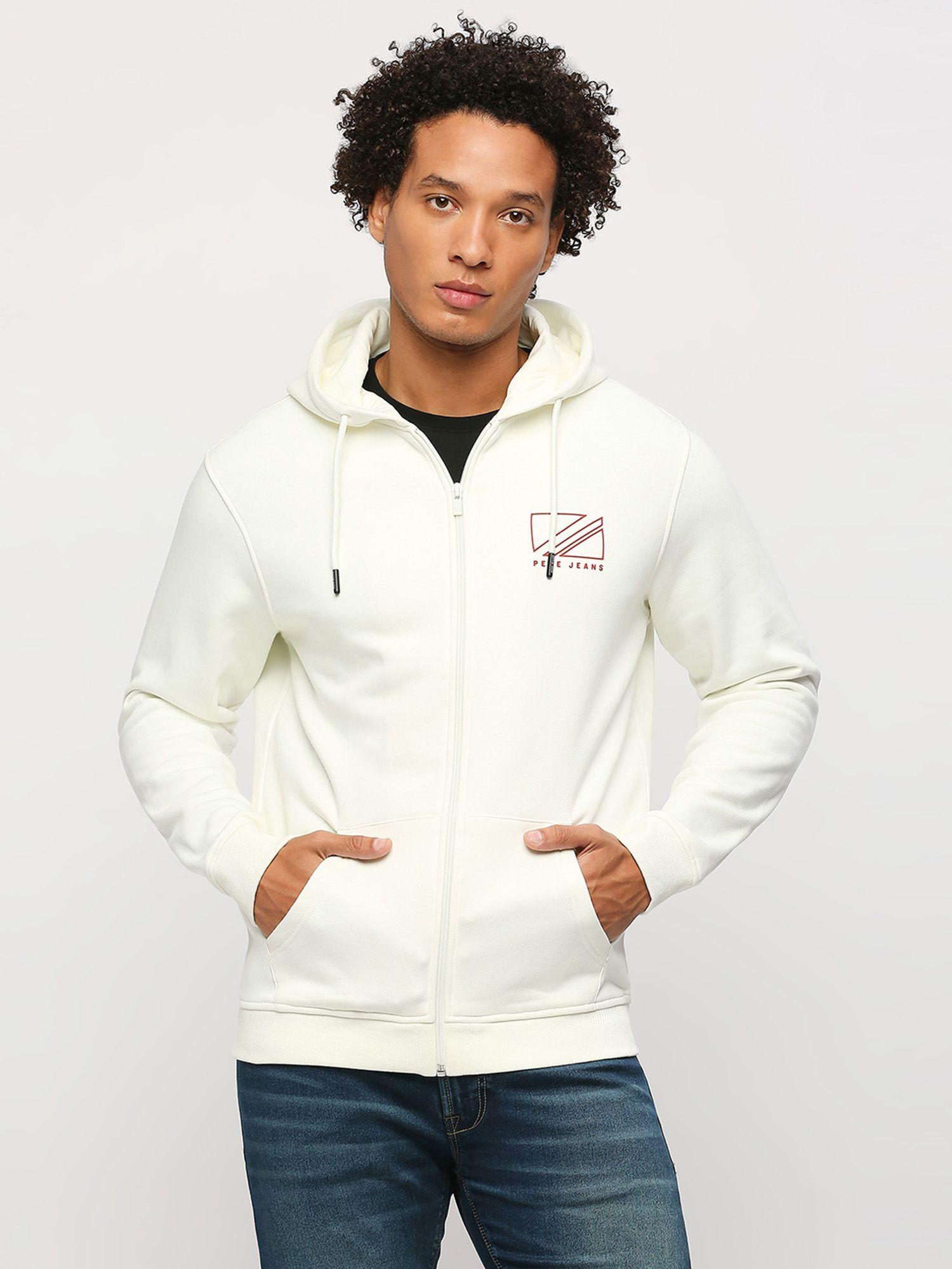 trillion fleece zip-thru hooded sweatshirt