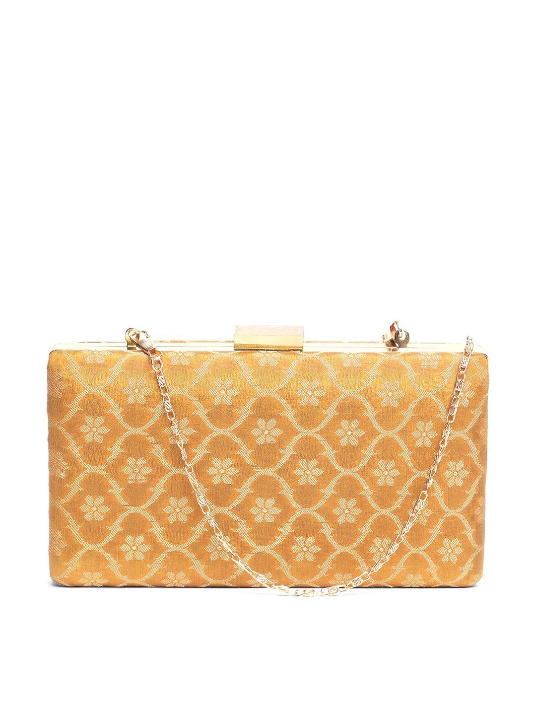 trink textured box clutch with chain strap