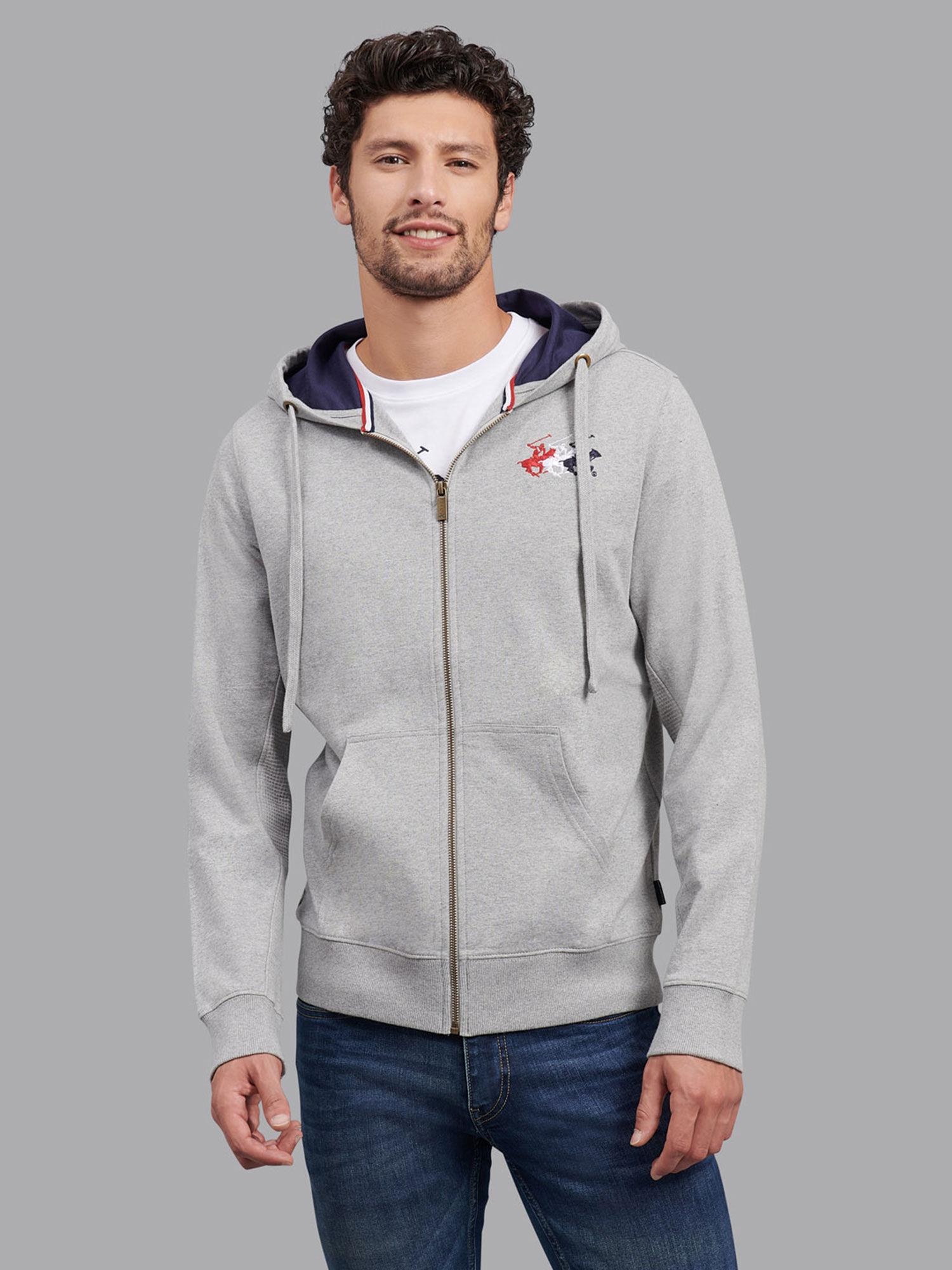 triple charging hooded pullover