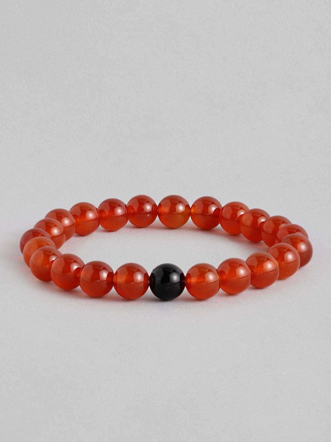 trishona unisex red & black onyx bracelet