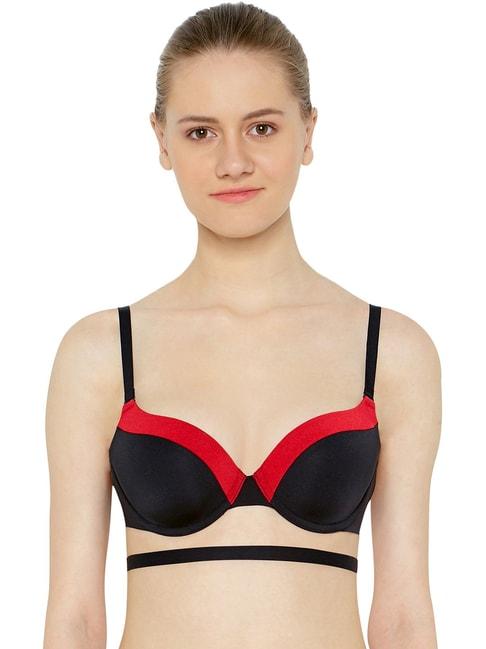 triumph red padded under wired party fashion bra