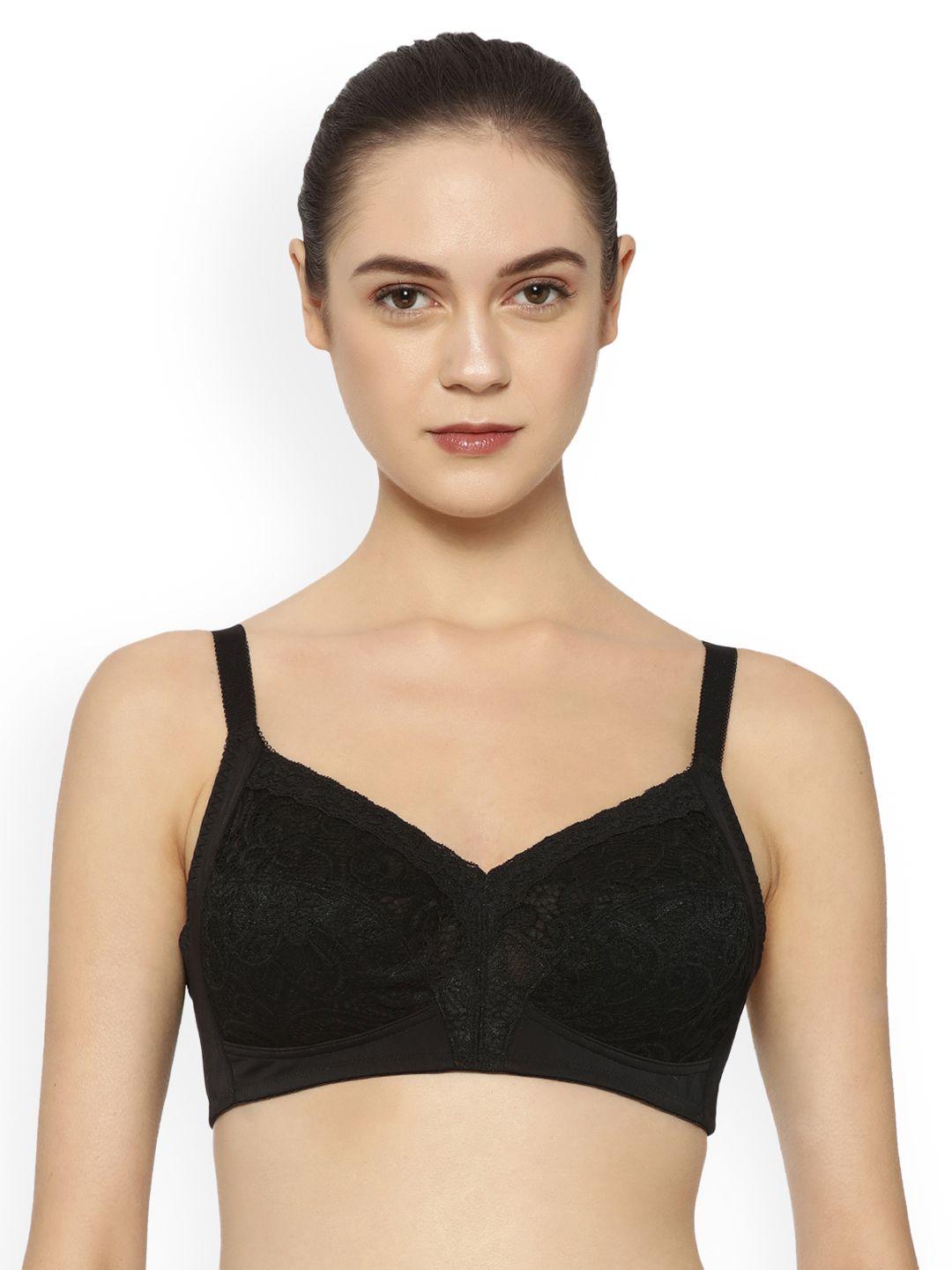 triumph black delicate doreen wireless non padded maximum comfort big-cup bra7613141189355