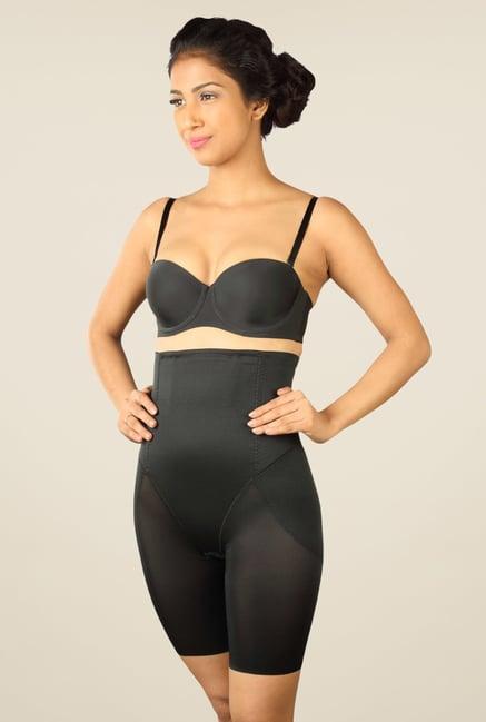 triumph black solid shapewear