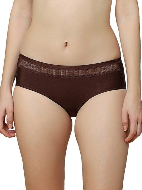 triumph brown hipster panty