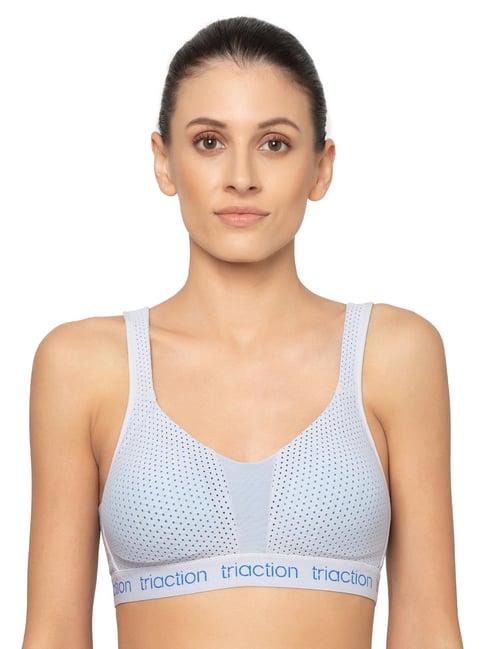 triumph grey printed sports bra