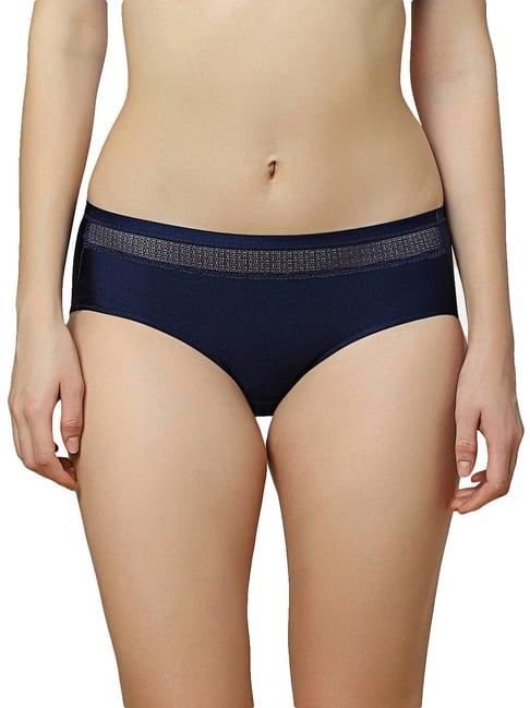 triumph navy hipster panty