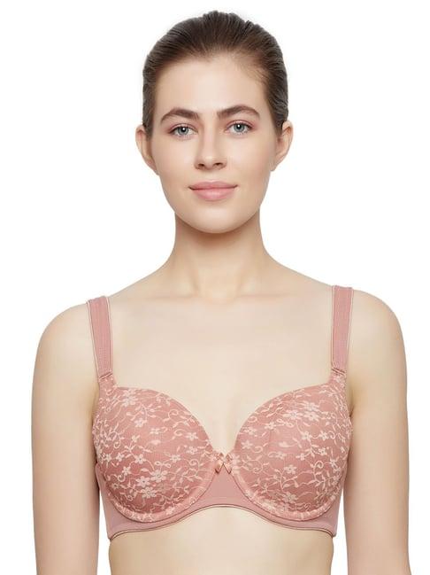 triumph pink beauty-full lacy charm full coverage padded under wired bra