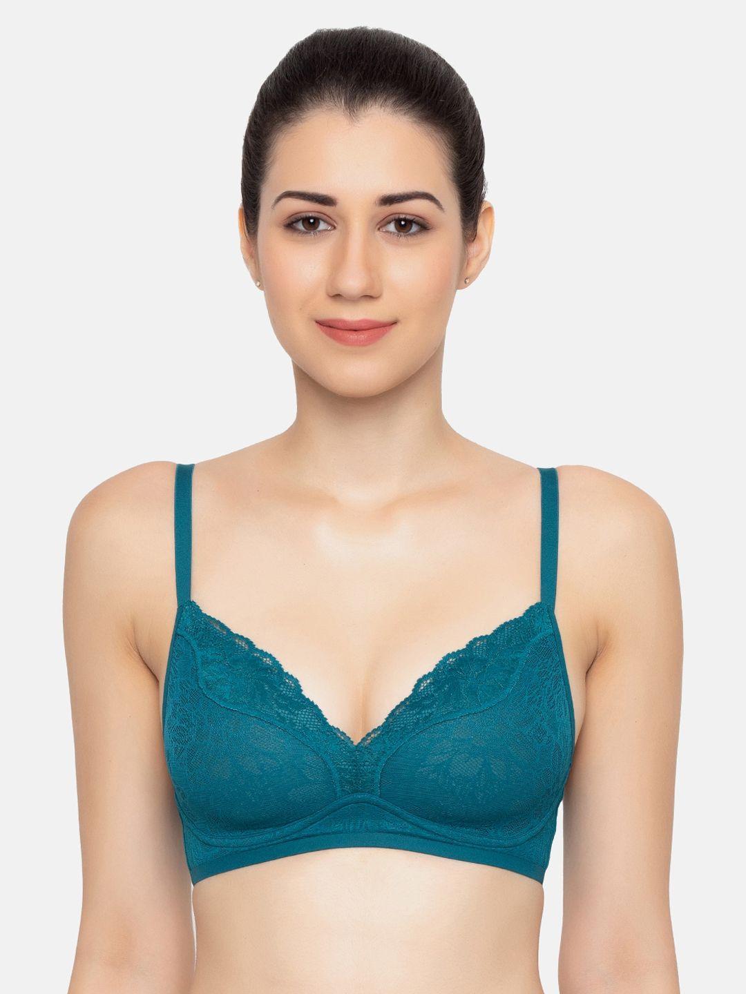 triumph plunge neck padded wireless ultrasmart 4d technology fit smart bra