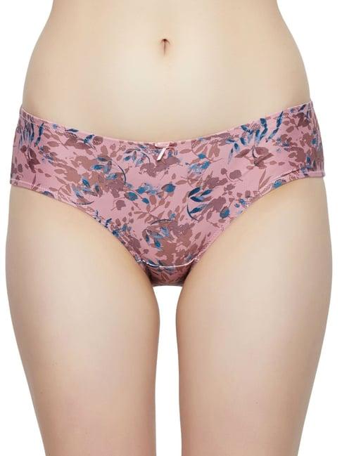 triumph red fashion 75 floral print medium coverage hipster brief