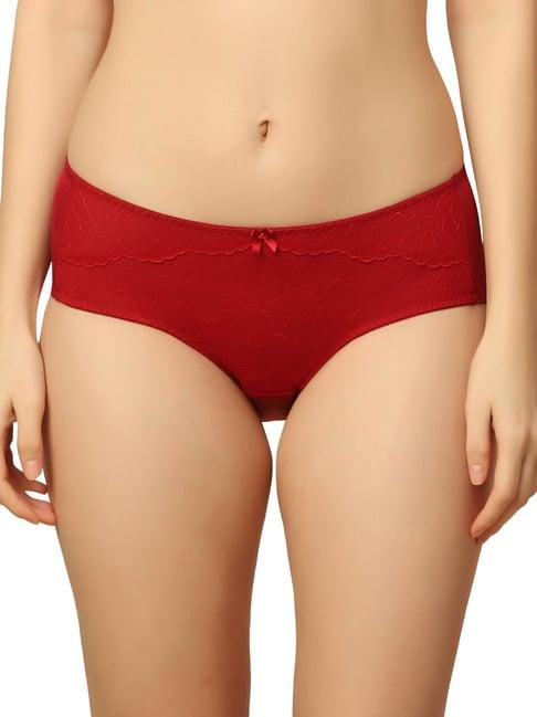 triumph red hipster panty