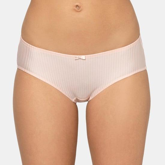 triumph striped bow-detailed panties