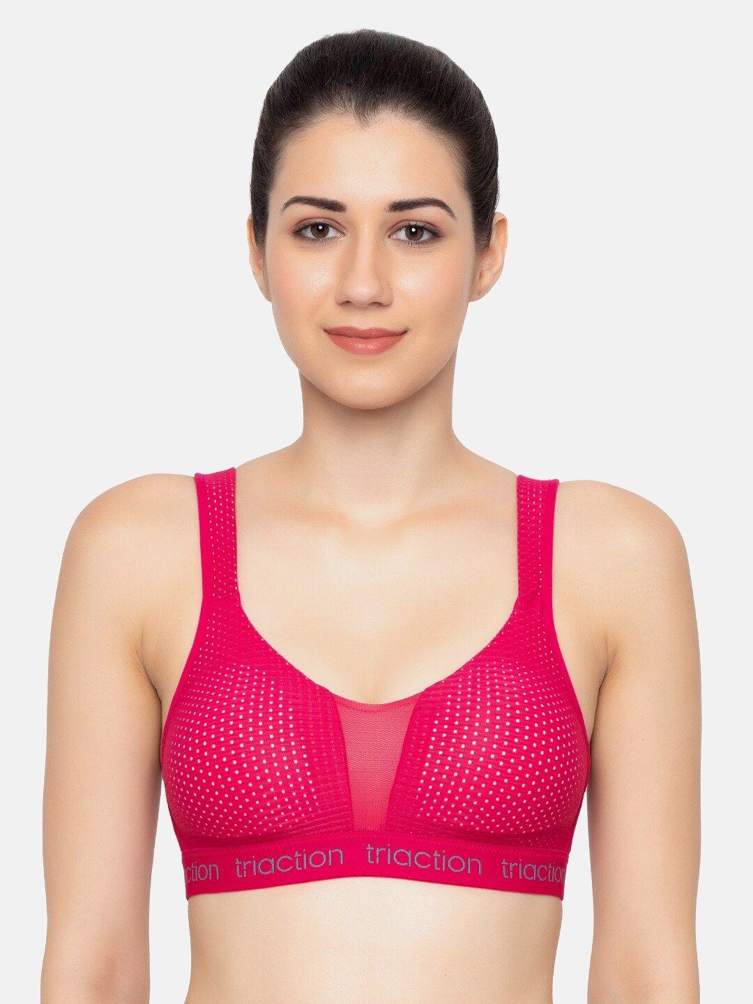 triumph triaction energy lite triaction padded wireless extreme bounce control sports bra