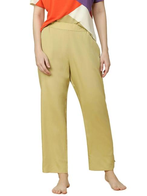 triumph yellow relaxed fit pyjama