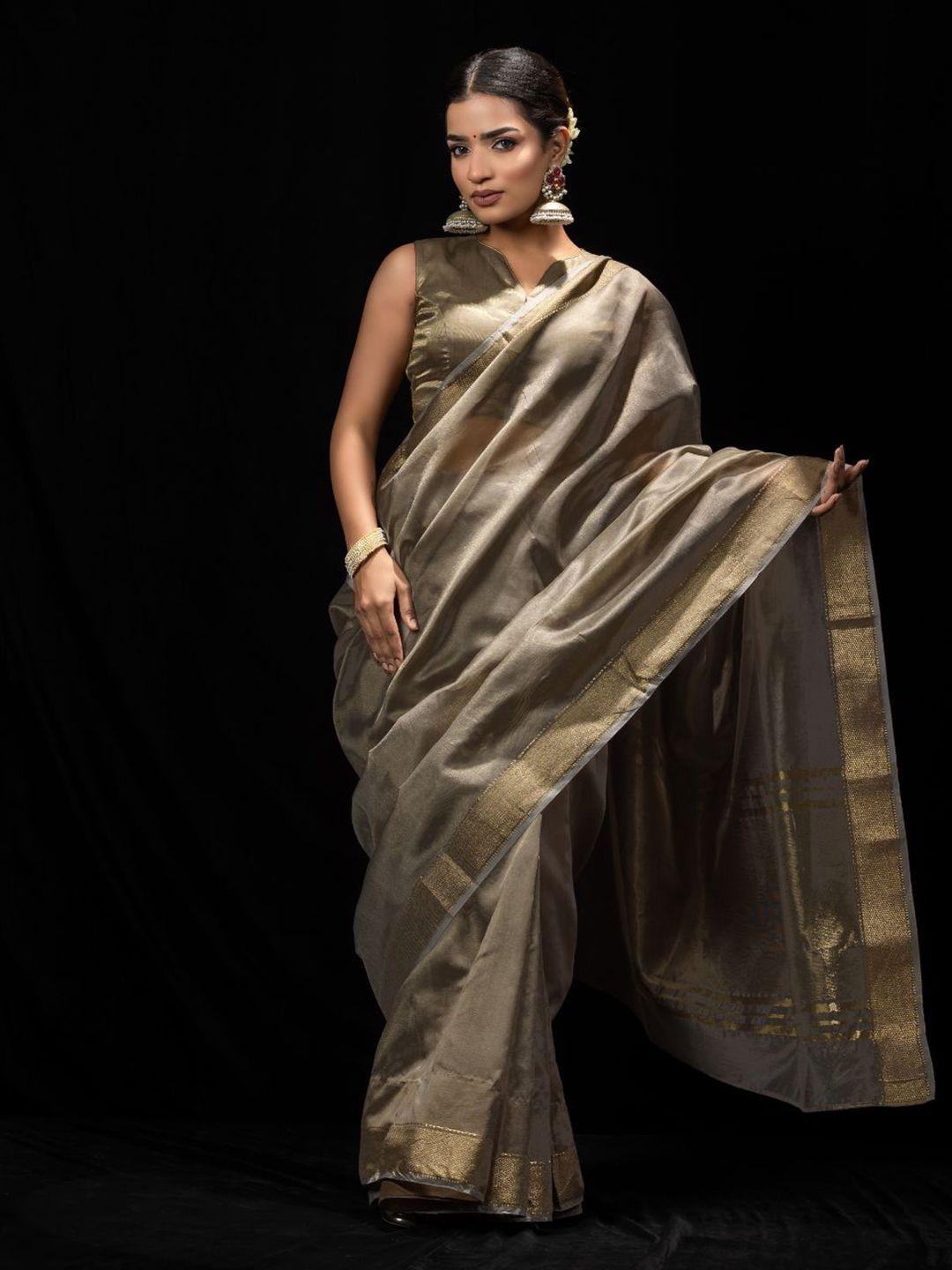 triyah zari liva saree