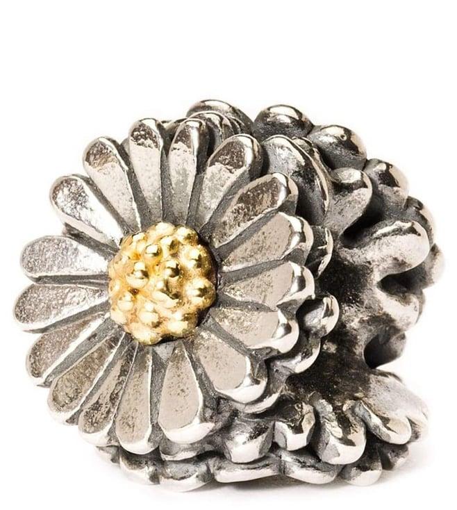 trollbead silver daisy bead