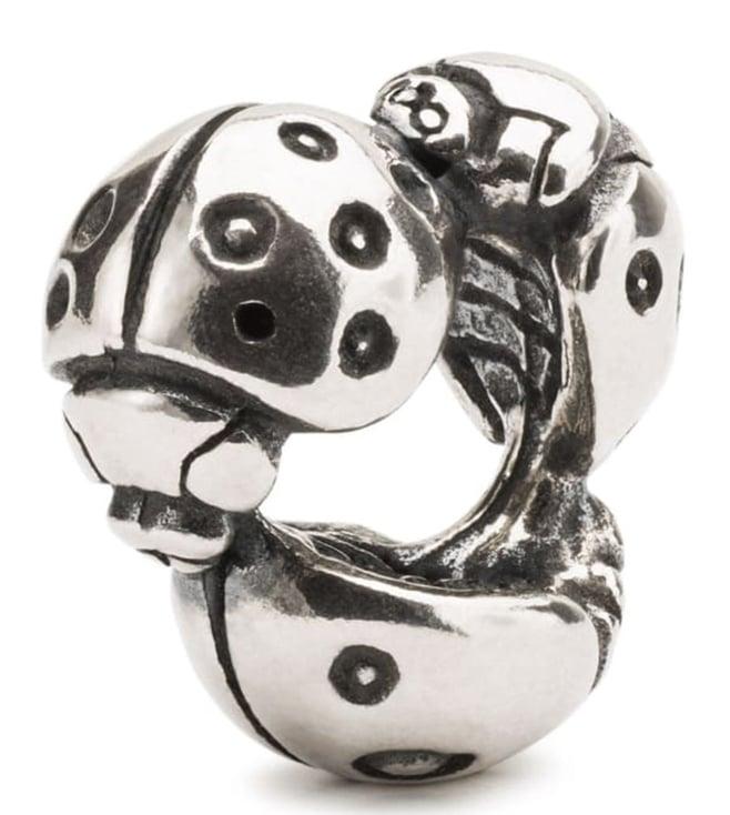 trollbead silver ladybugs bead