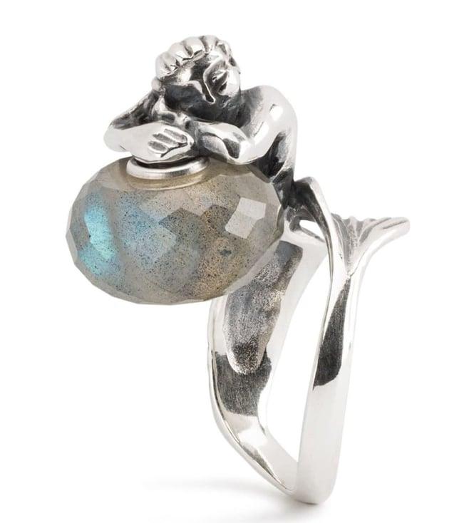 trollbeads silver mermaid fantasy ring