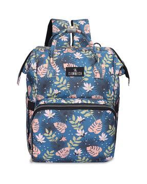 tropical print backpack