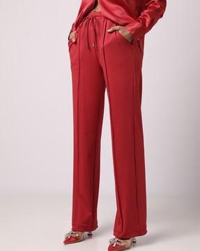 trousers with drawstring waist