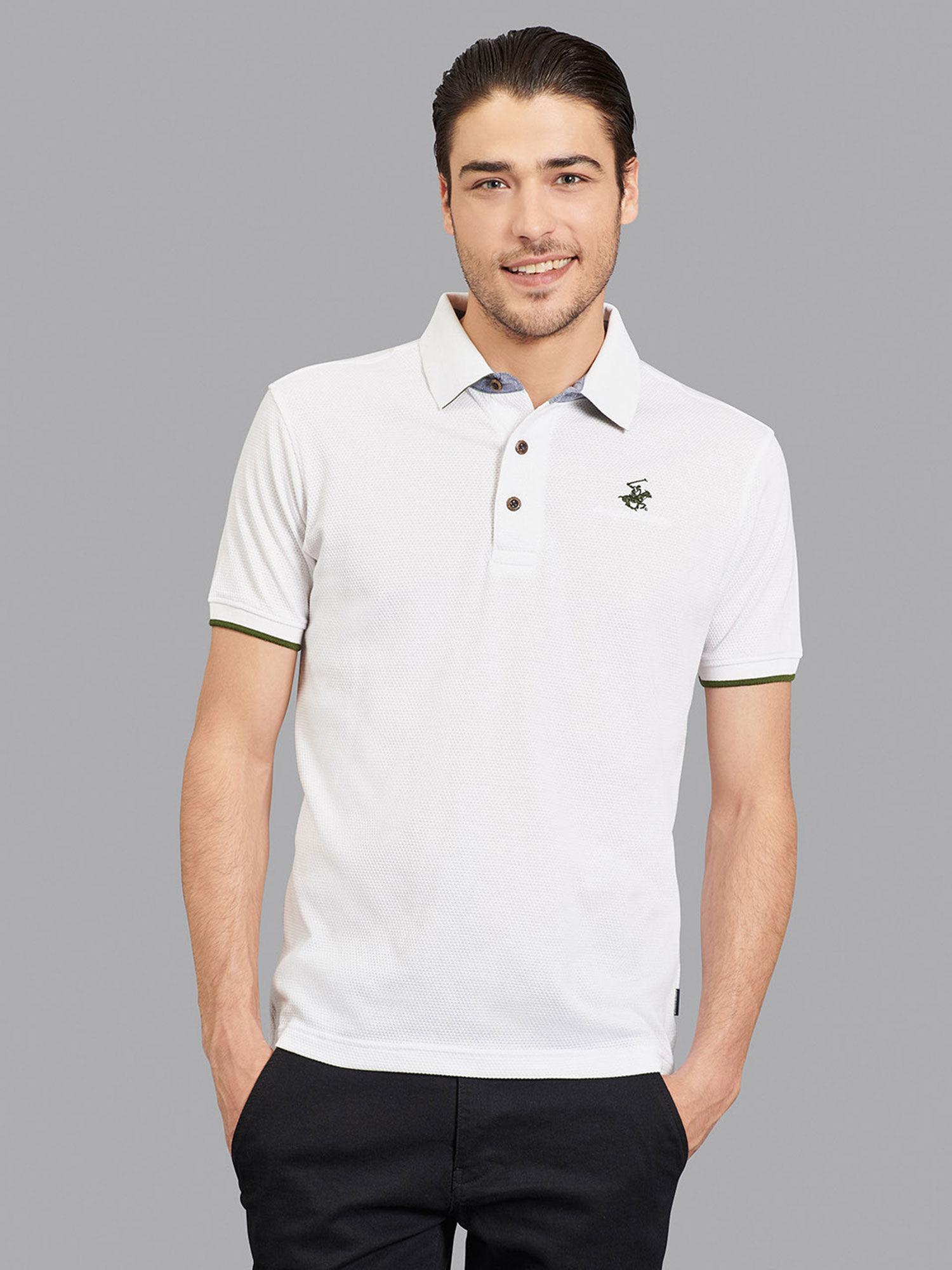 truck and roll textured polo t-shirt