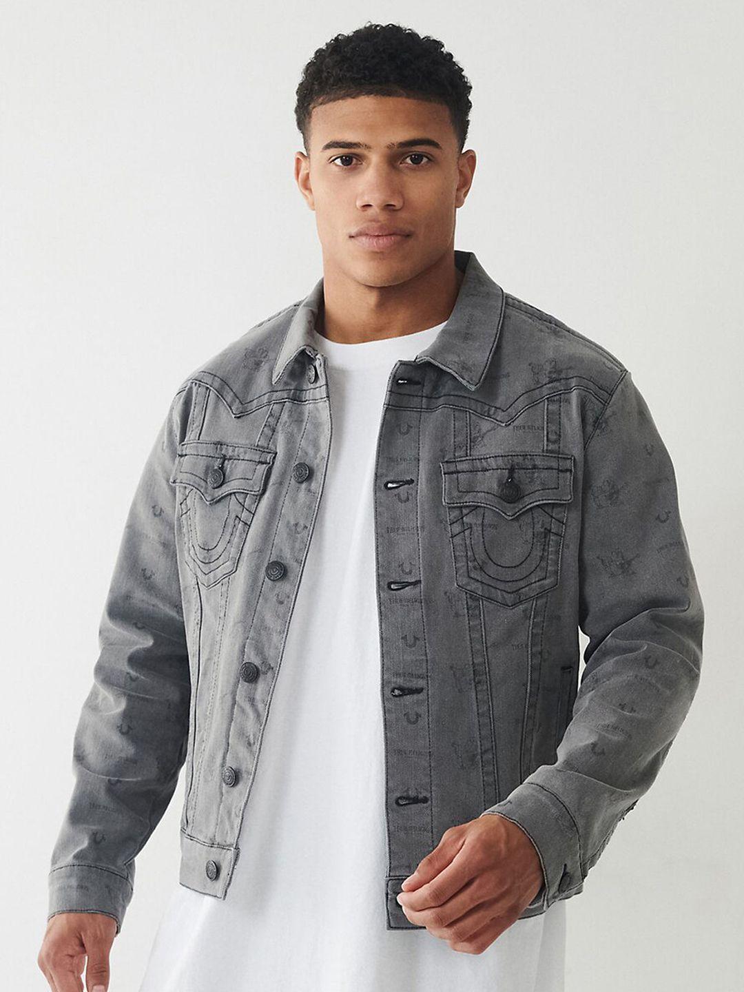 true religion men denim jacket