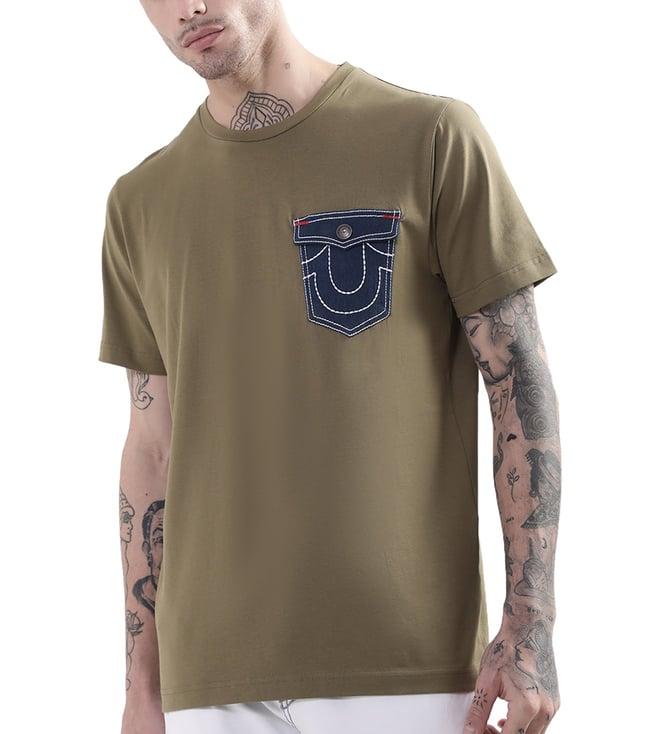 true religion olive regular fit t-shirt