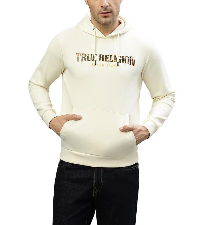 true religion white fashion printed regular fit sweatshirt